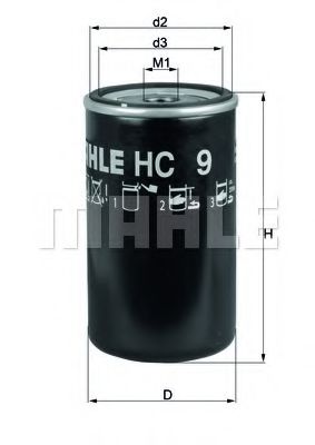 Фильтр АКПП, гидрофильтр MAHLE HC9